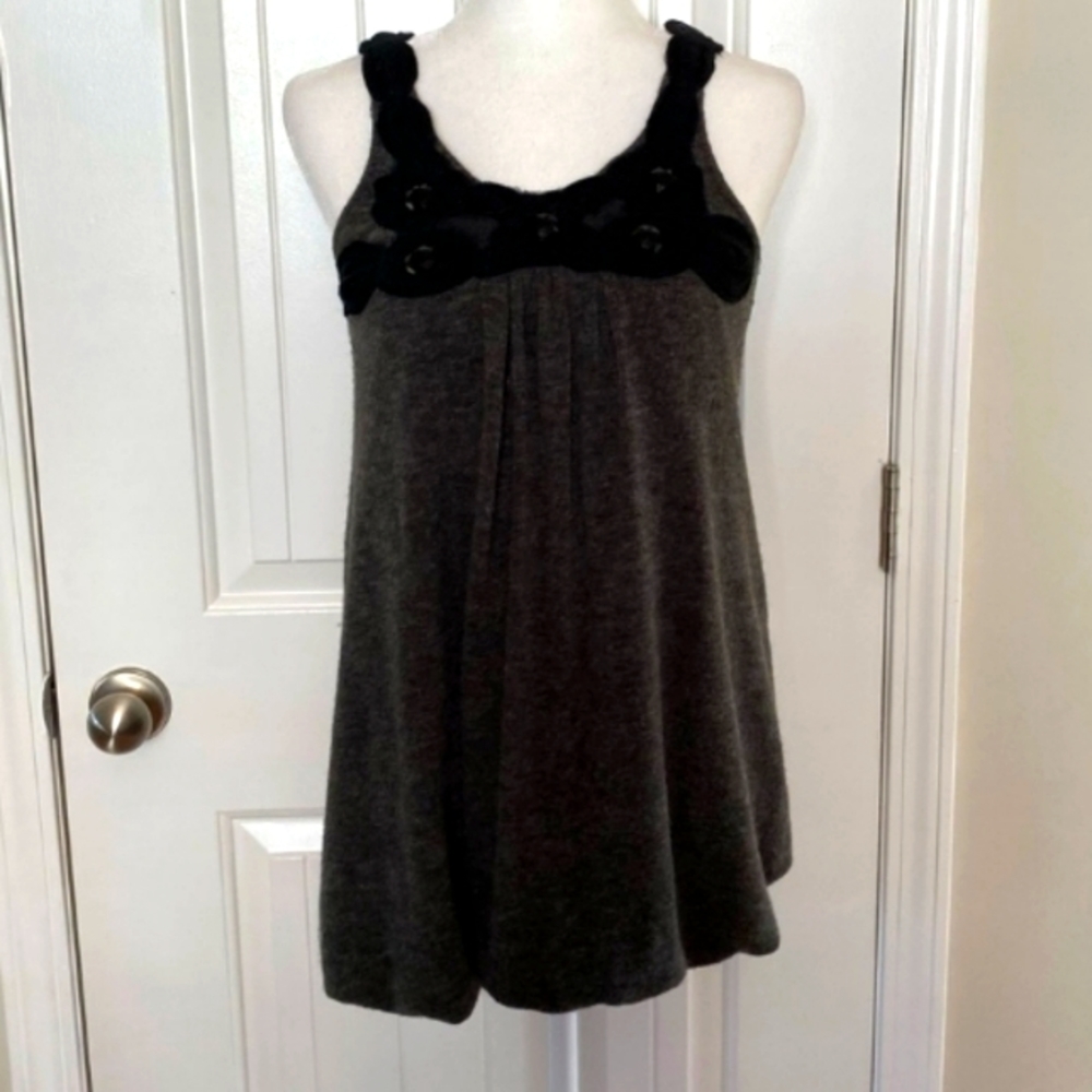 💕💙PURE vida gray/black sweater mini dress